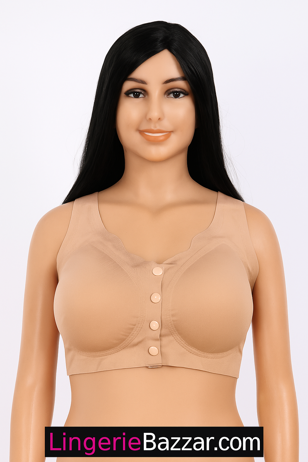 Sports/yoga /gym wear bralette/blouse Seamless soft removable padded wirefree front open full stretch full comfortable for girls and women