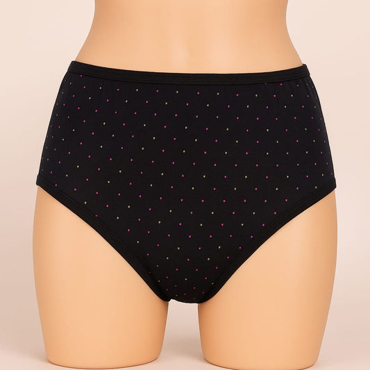 Dot Printed Low raise cotton based panty for girls and women
