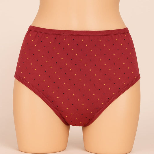 Dot Printed Low raise cotton based panty for girls and women