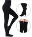 Elegant Comfort Black Pantyhouse with shocks fit for all six seasons