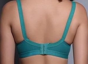 C cup daily use bra non padded wirefree back closure wide strap full comfortable good quality for girls and women