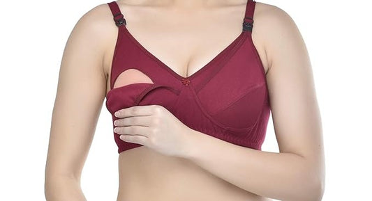 Maternity wear non padded wirefree daily wear bra for women