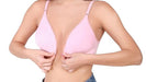 Front open non padded wirefree daily wear seamless cup bra for girls and women
