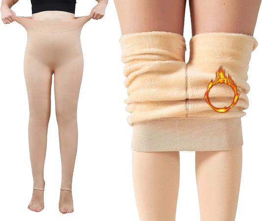 Warm pantyhouse for winter with shocks for girls and women