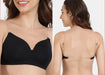 B cup Padded Wirefree Daily Wear full coverage transparent straps removable straps fancy bra for girls and women