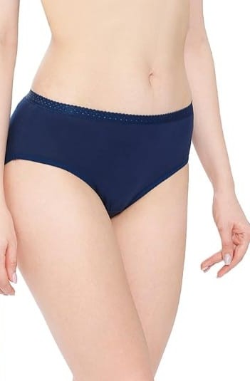 Low raise Blue Cotton Based Panty for women and girls
