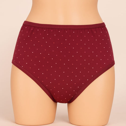 Dot Printed Low raise cotton based panty for girls and women