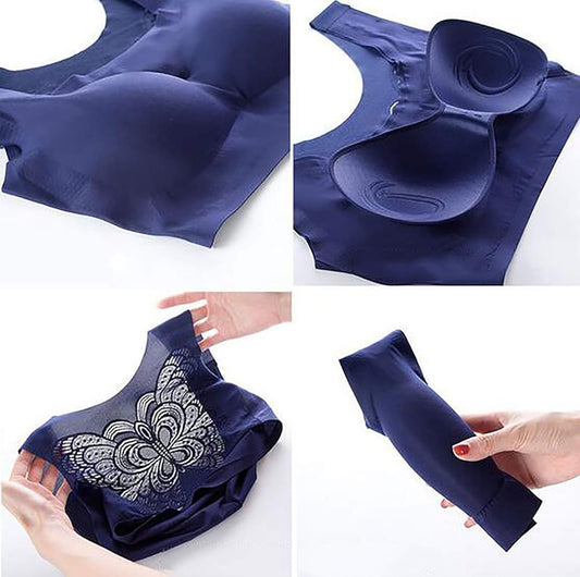 Seamless soft removable padd lycra cloth smooth for bra