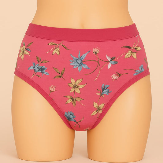 High Raise Printed panty full stretch full comfortable