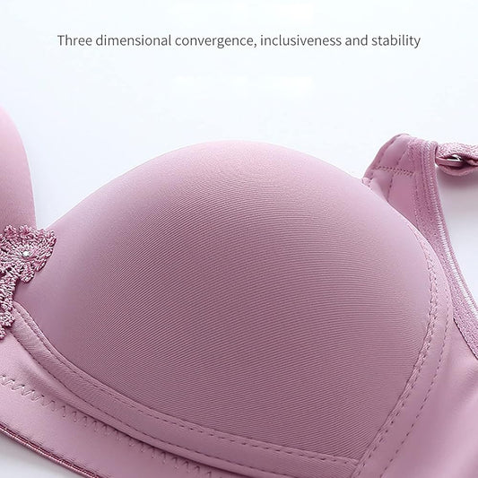 Soft padded wirefree back closure full coverage bra for girls and women