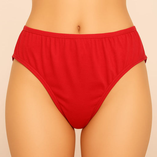 Soft full comfortable full stretch plain panty for girls and women