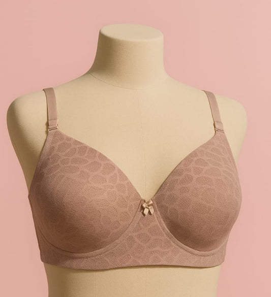 Soft padded seamless cup wirefree daily wear bra for girls and women