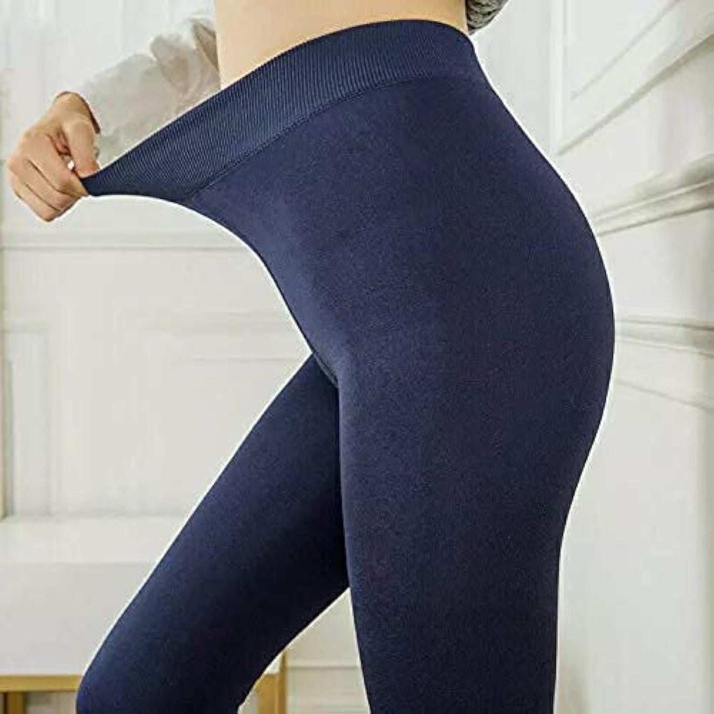 Warm Blue pantyhose with shocks full comfortable