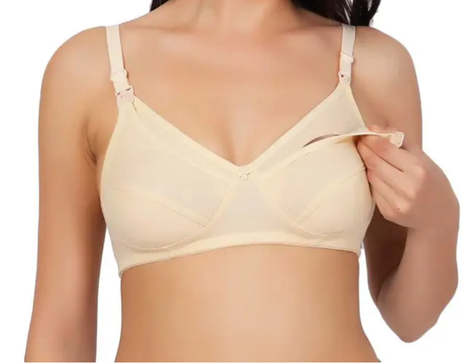 Maternity wear non padded wirefree daily wear bra for women