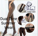 Summer wear Dual Tone Pantyhose black shade with shocks