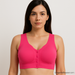 Sports/yoga /gym wear bralette/blouse Seamless soft removable padded wirefree front open full stretch full comfortable for girls and women