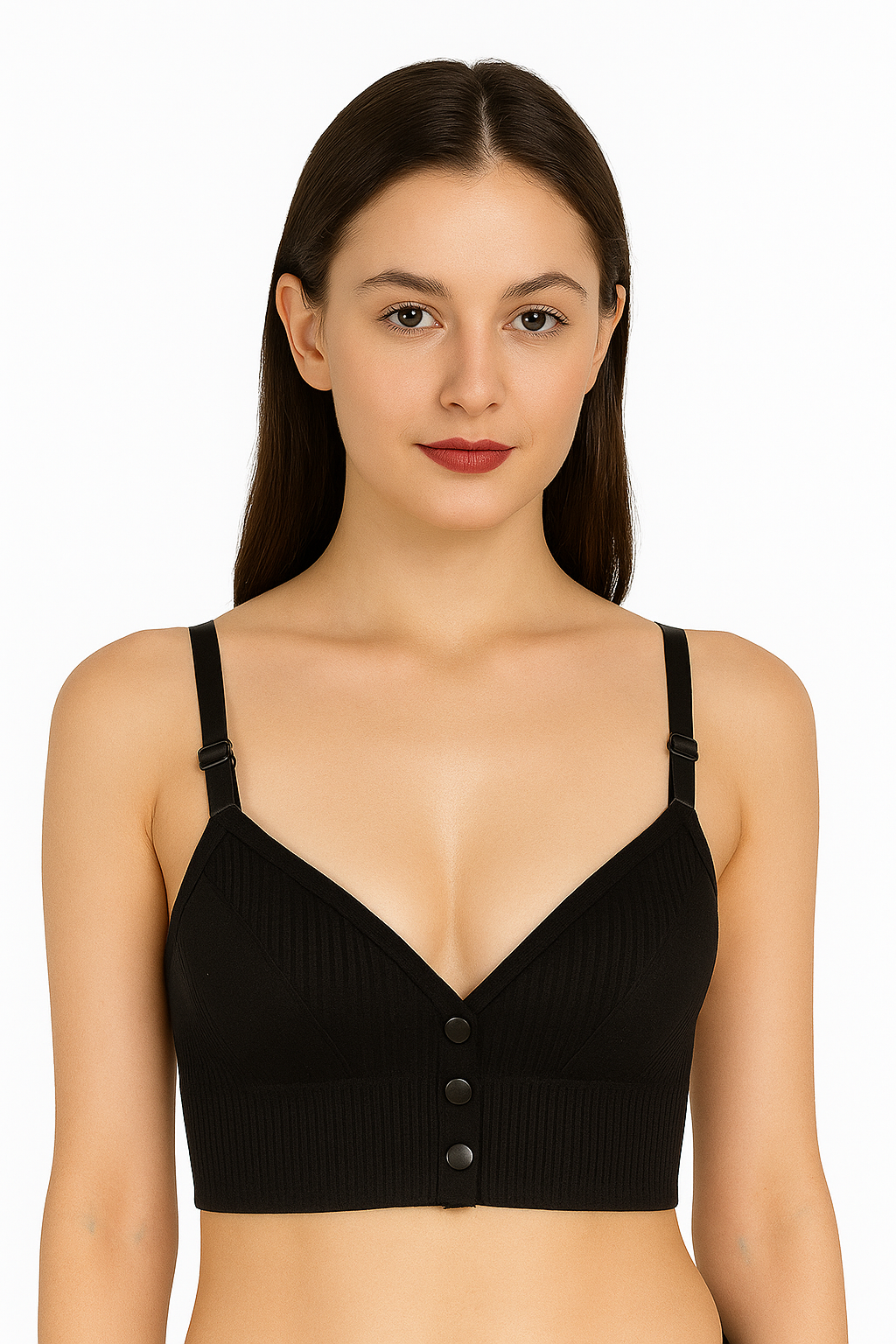 Sports/yoga /gym wear bralette/blouse soft removable padded wirefree front open full stretch full comfortable for girls and women