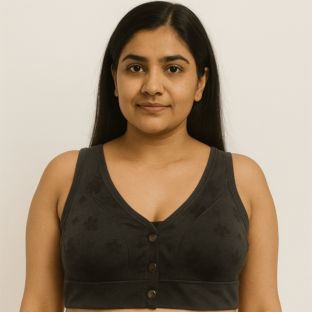 Sports/yoga /gym wear bralette/blouse soft removable padded wirefree front open full stretch full comfortable for girls and women