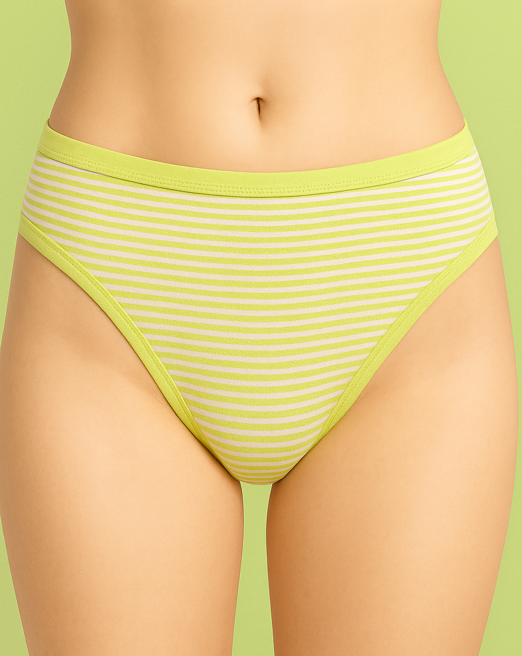 Line printed Low raise panty for girls and women