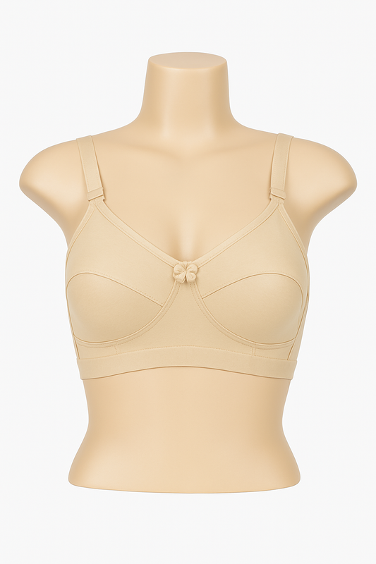 C-Cup daily wear Bra full comfortable full stretch Lycra cloth non padded wirefree for girls and women