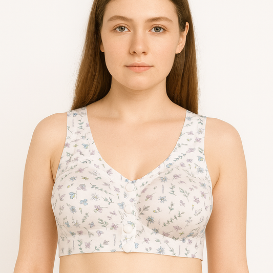 Seamless Sports/yoga /gym wear bralette/blouse soft removable padded wirefree front open full stretch full comfortable for girls and women
