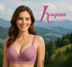 Soft padded wirefree back closure full coverage bra for girls and women