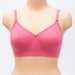 C Cup Daily wear double cloth Mould cup non padded wirefree back closure bra for girls and women