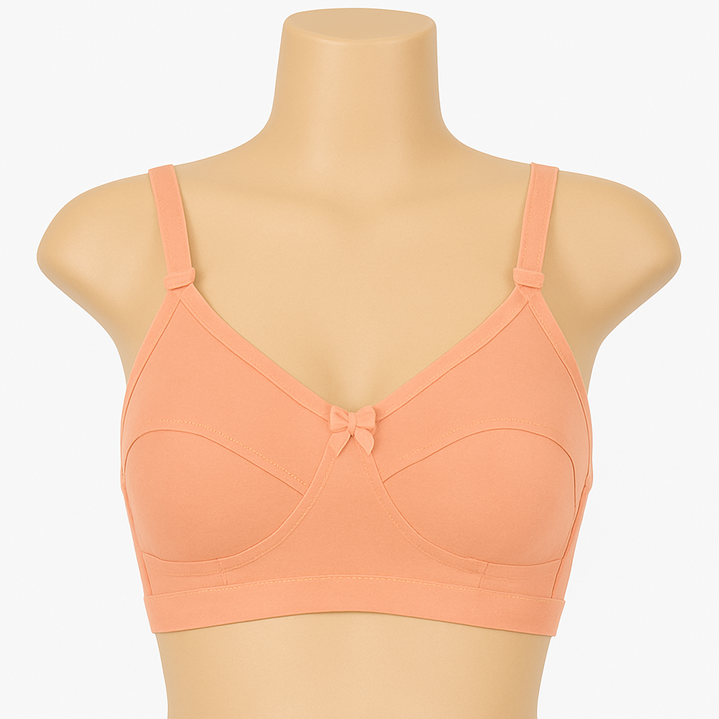 C-Cup daily wear Bra full comfortable full stretch Lycra cloth non padded wirefree for girls and women