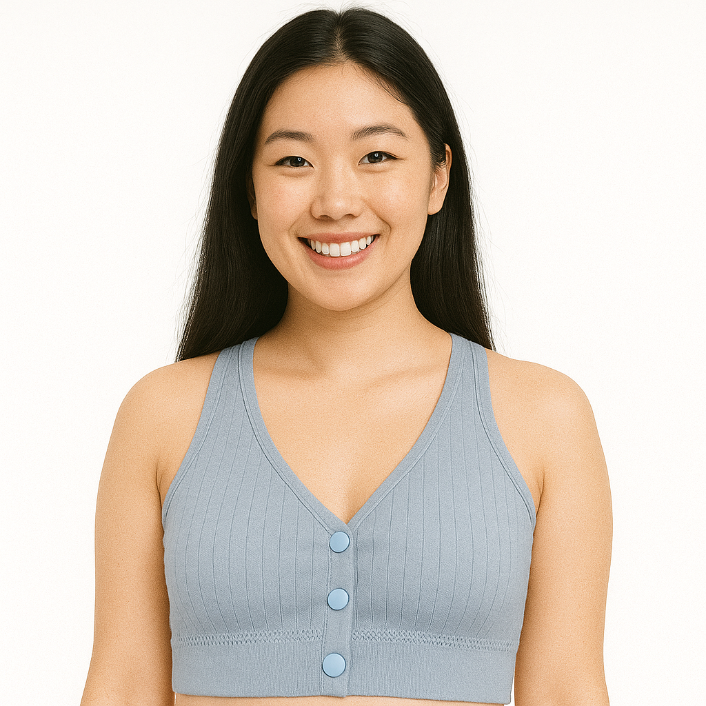Sports/yoga /gym wear bralette/blouse soft removable padded wirefree front open full stretch full comfortable for girls and women