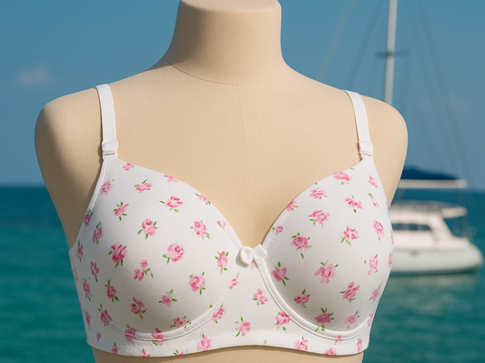 Soft padded seamless cup wirefree daily wear bra for girls and women