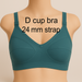 D cup daily use bra non padded wirefree back closure wide strap full comfortable good quality for girls and women