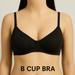 Seamless cup daily wear double cloth bra for girl and women non padded wirefree