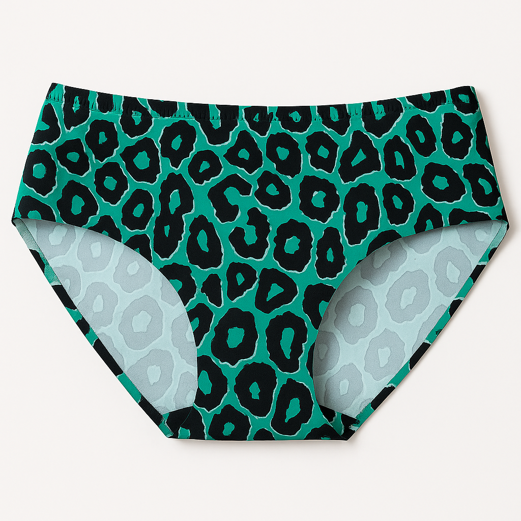 Daily use seamless printed panty hight raise S-2XL for girls and women