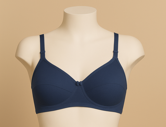 B cup daily wear foam bra wirefree back closure for girls and women&nbsp;