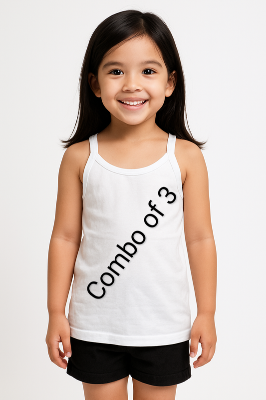 Summer wear White Vest/Inner for girl child
