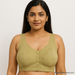 Sports/yoga /gym wear bralette/blouse soft removable padded wirefree front open full stretch full comfortable for girls and women