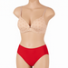 Soft padded seamless bra with plain soft cotton based panty daily wear lingerie set