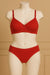 Lingerie set daily use foam bra with cotton plain panty for girls and women