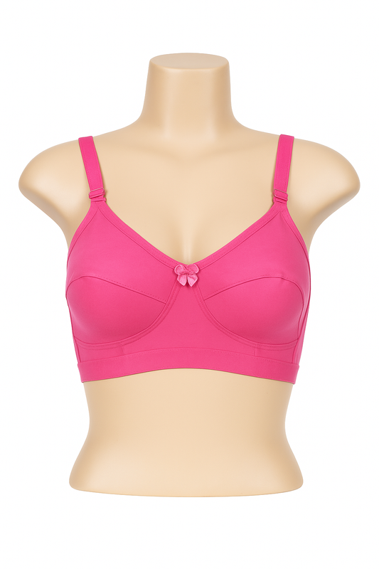 C-Cup daily wear Bra full comfortable full stretch Lycra cloth non padded wirefree for girls and women
