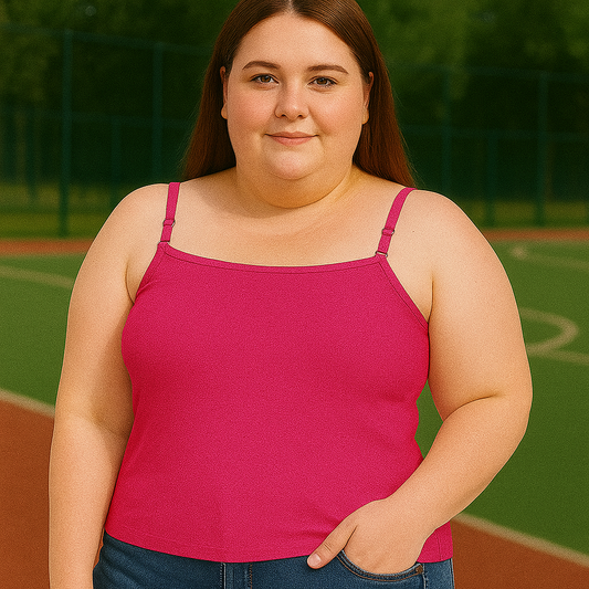 Casual Pink Tank Top for Women - Perfect for Everyday Wear
