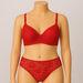Lingerie set with Soft padded seamless wirefree removable straps daily wear bridal fancy bra and full net matching panty for girls and women 