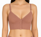 Sports/yoga /gym wear bralette/blouse soft removable padded wirefree front open full stretch full comfortable for girls and women