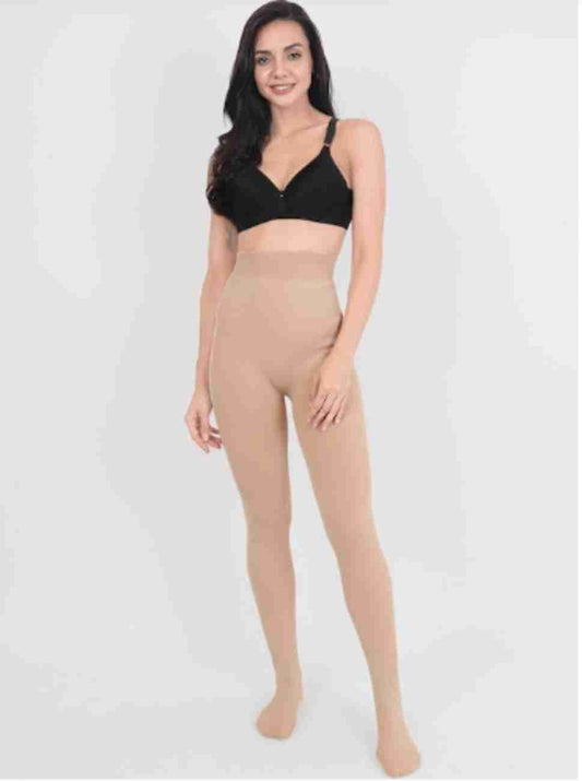 Elegant Comfort Black Pantyhouse with shocks fit for all six seasons